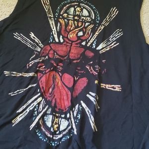 Altru Urban Outfitters rocker heart tank large